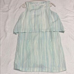 XS 100% linen dress J Jill pure JILL Beachy vacation cruise everyday wear